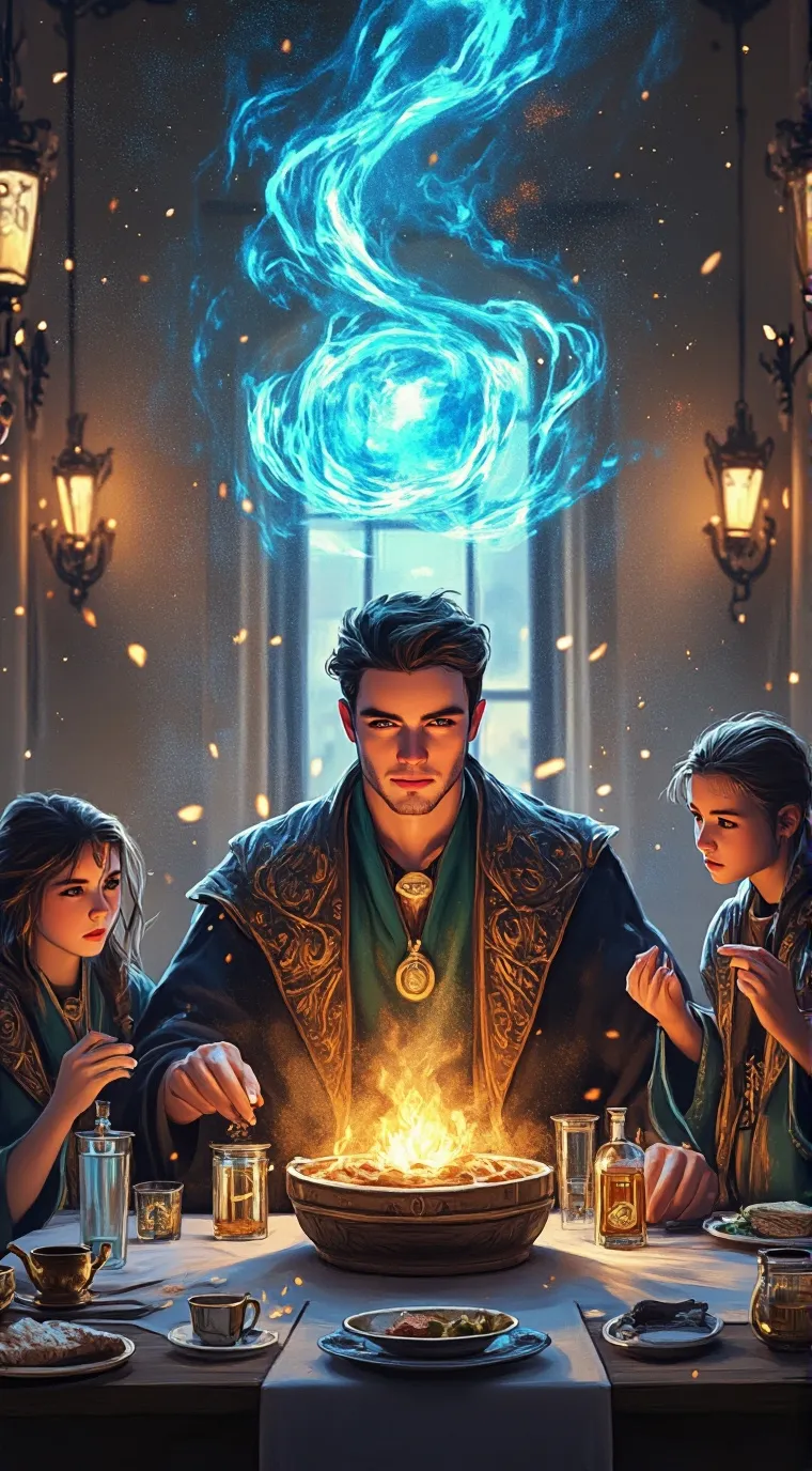 ai character: HP dinner background