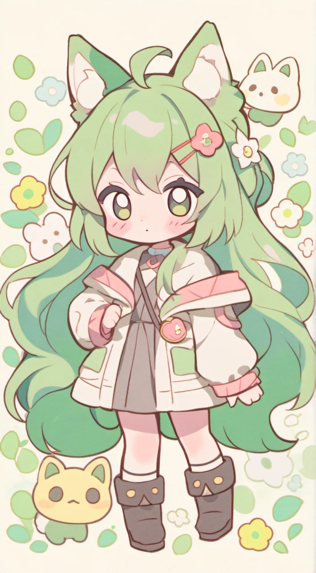 ai character: hybride Mha  background