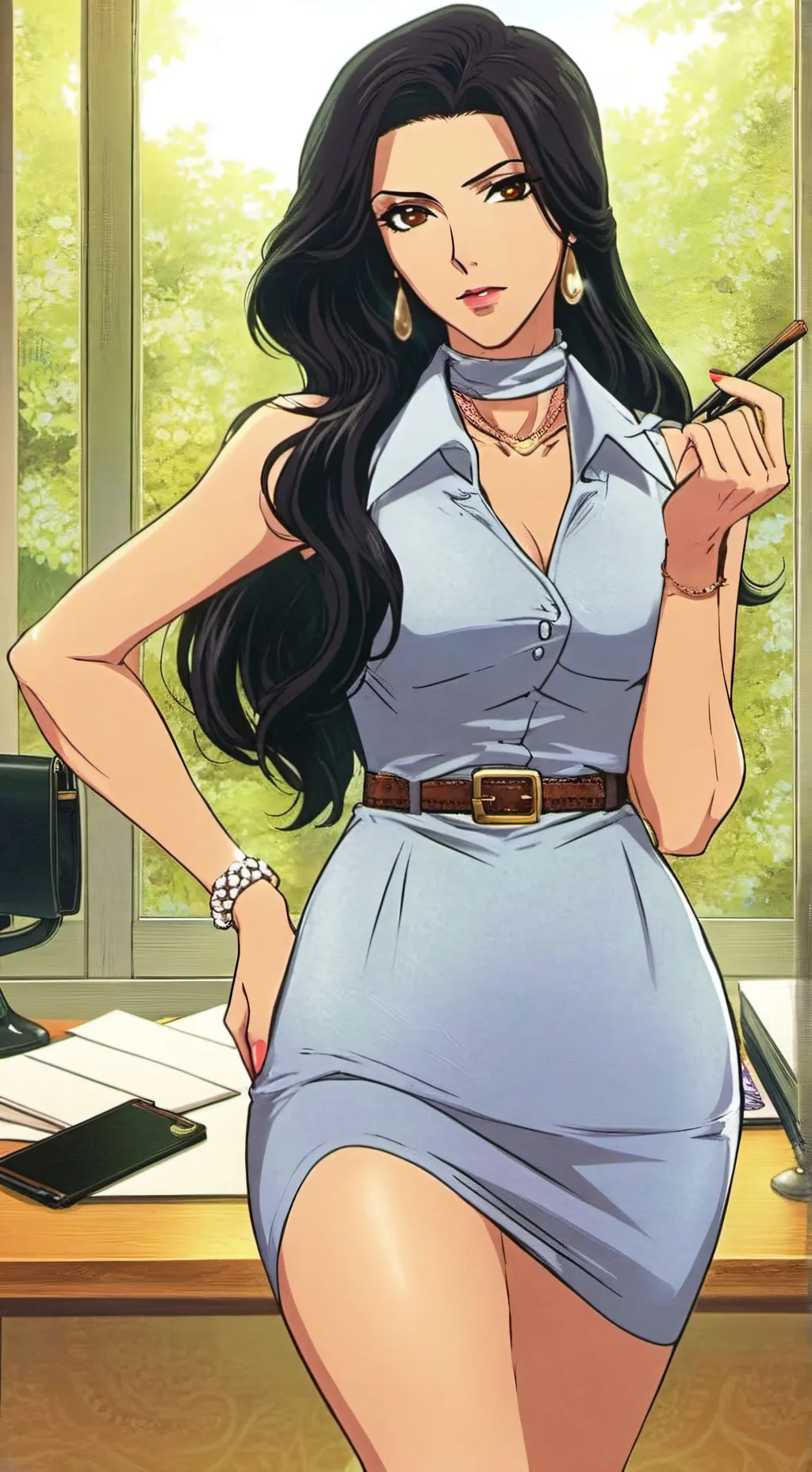 ai character: Kara Delgado  background