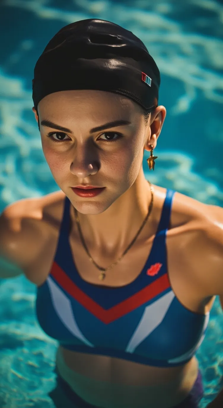 ai character: Siry(swimmer girl) background