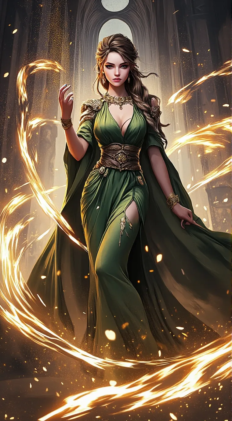 ai character: Ashley  background