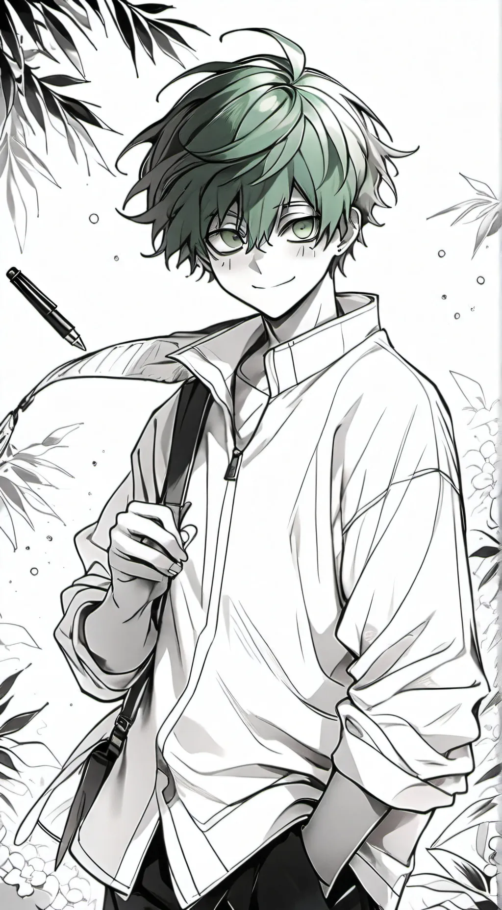 ai character: Deku🤣😭(DkBk)  background
