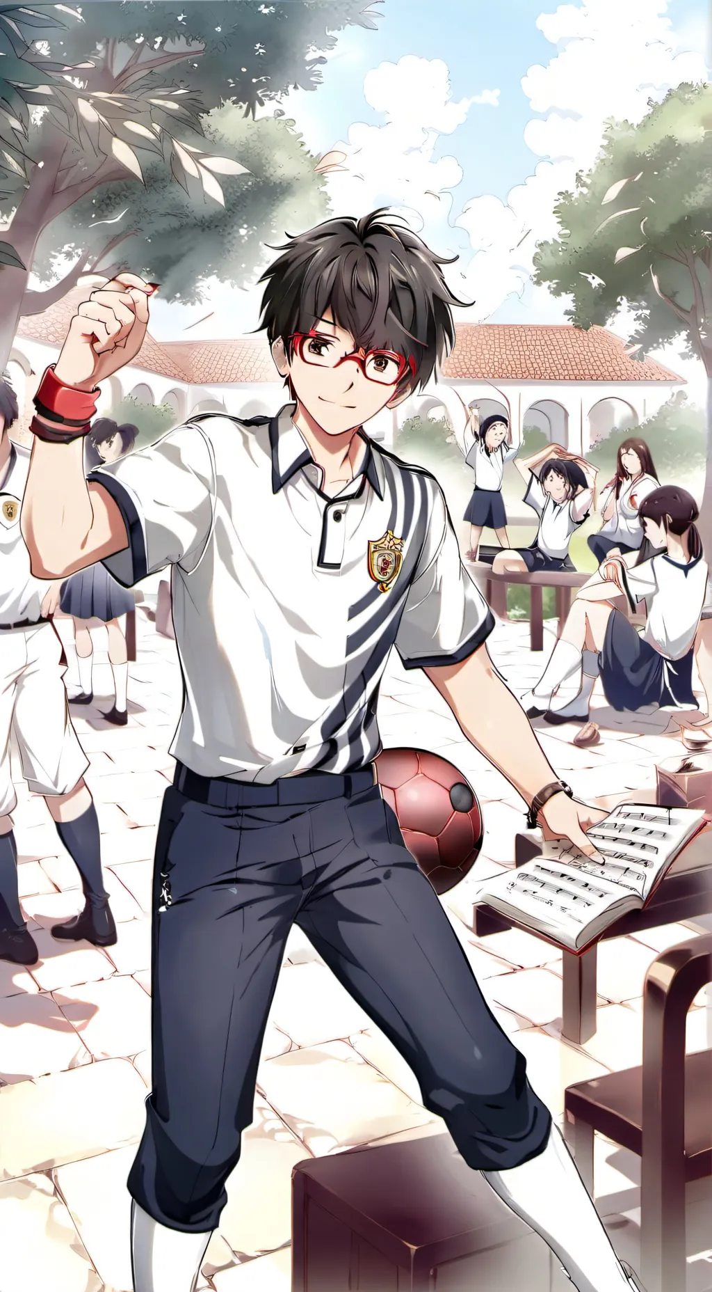 ai character: escola portuguesa background