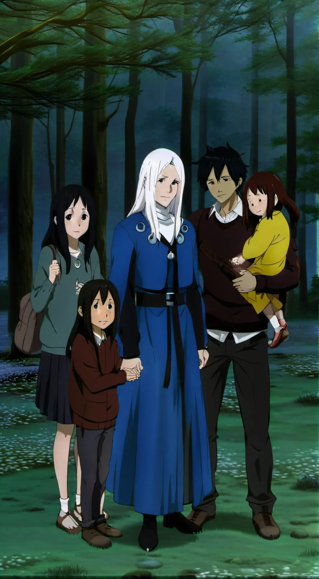 ai character: Your family of 7 background