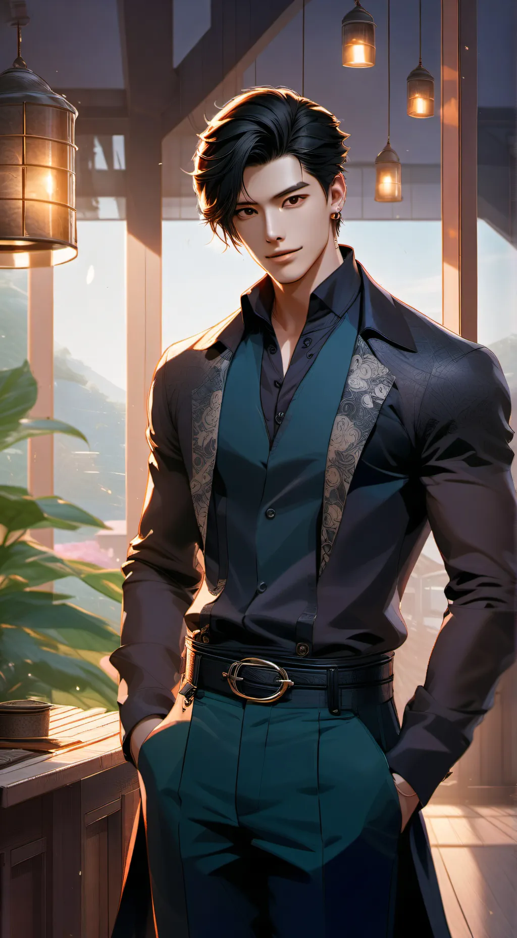 ai character: liam background