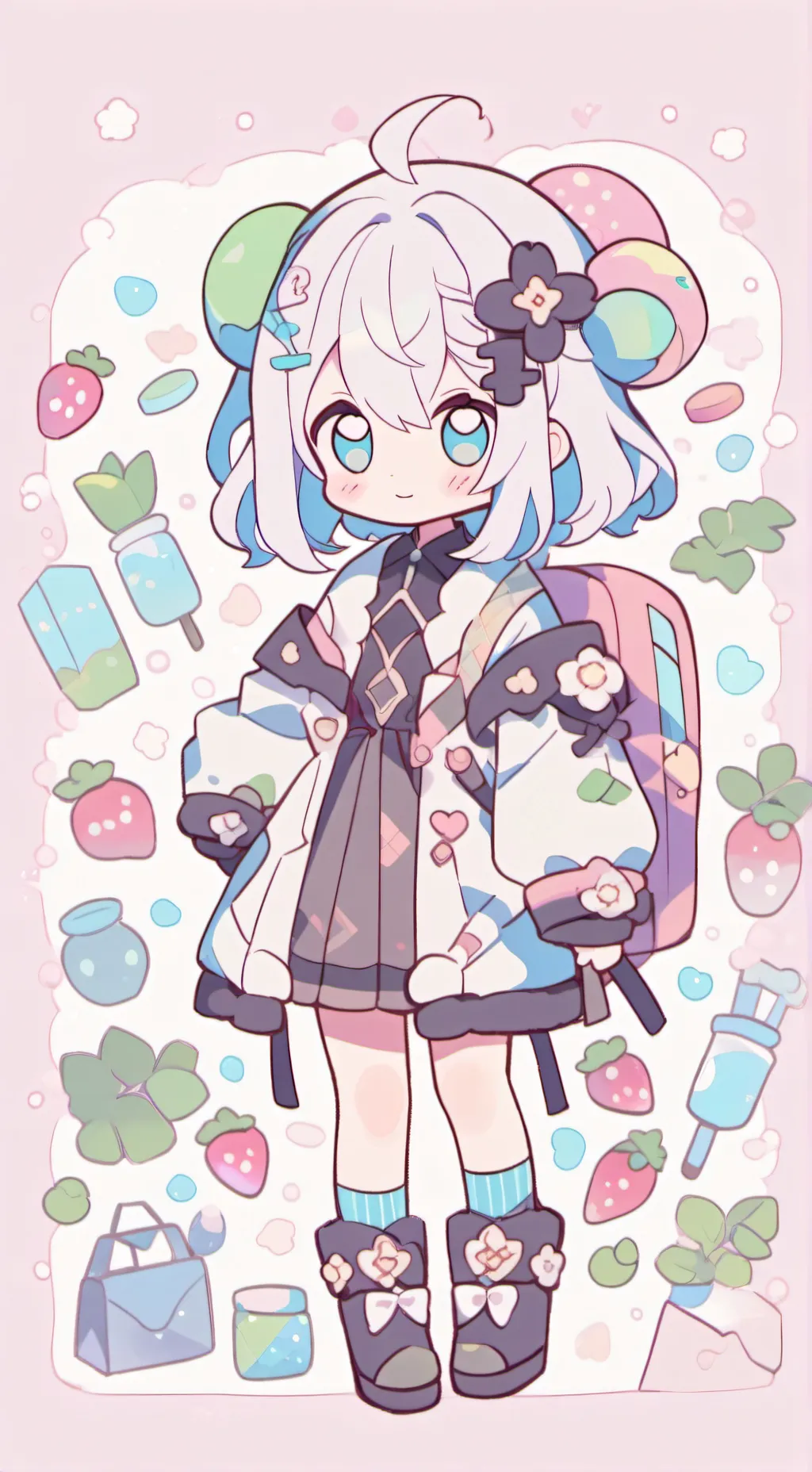 ai character: FANDOMS!!!!! :3 background