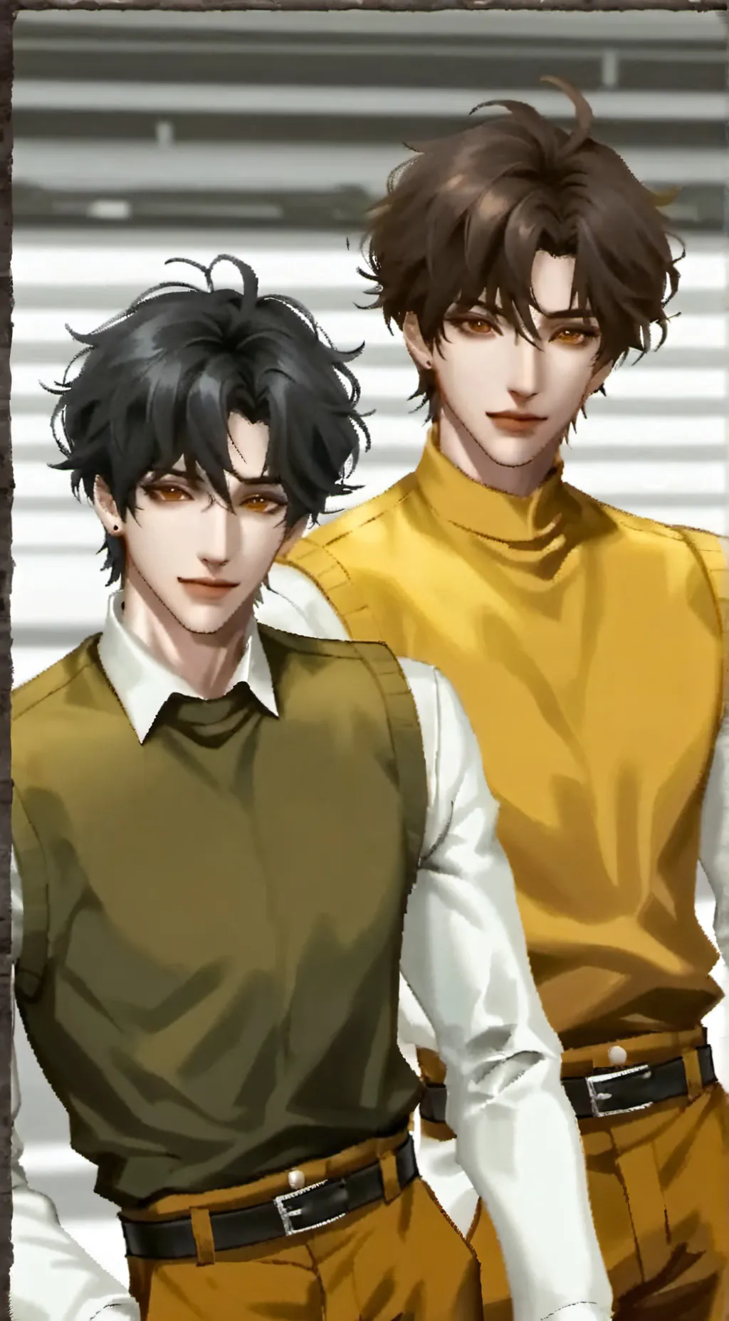 ai character: Your 2 boyfriends  background