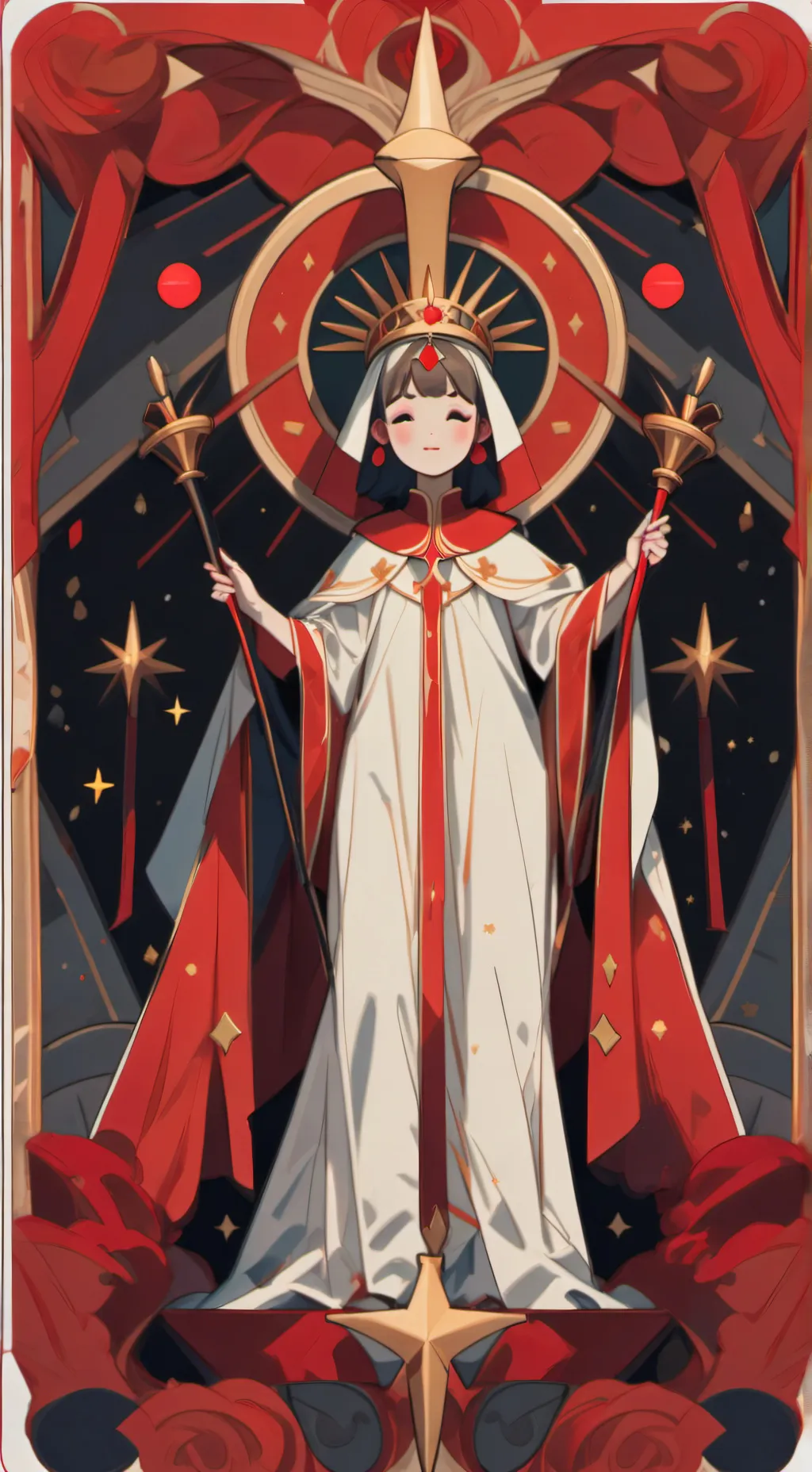 ai character: Hh meets god background