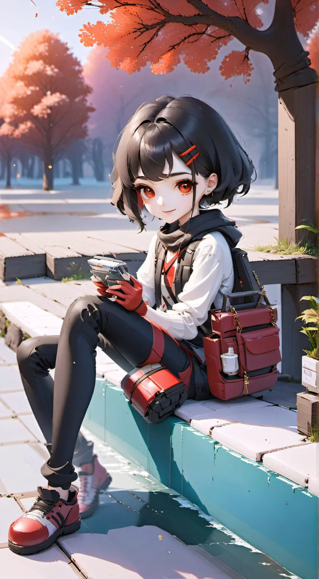 ai character: Moon is furious background