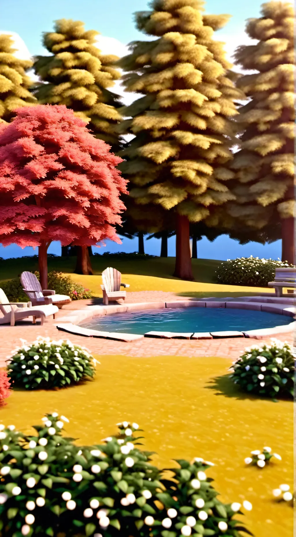 ai character: Rainy Day background