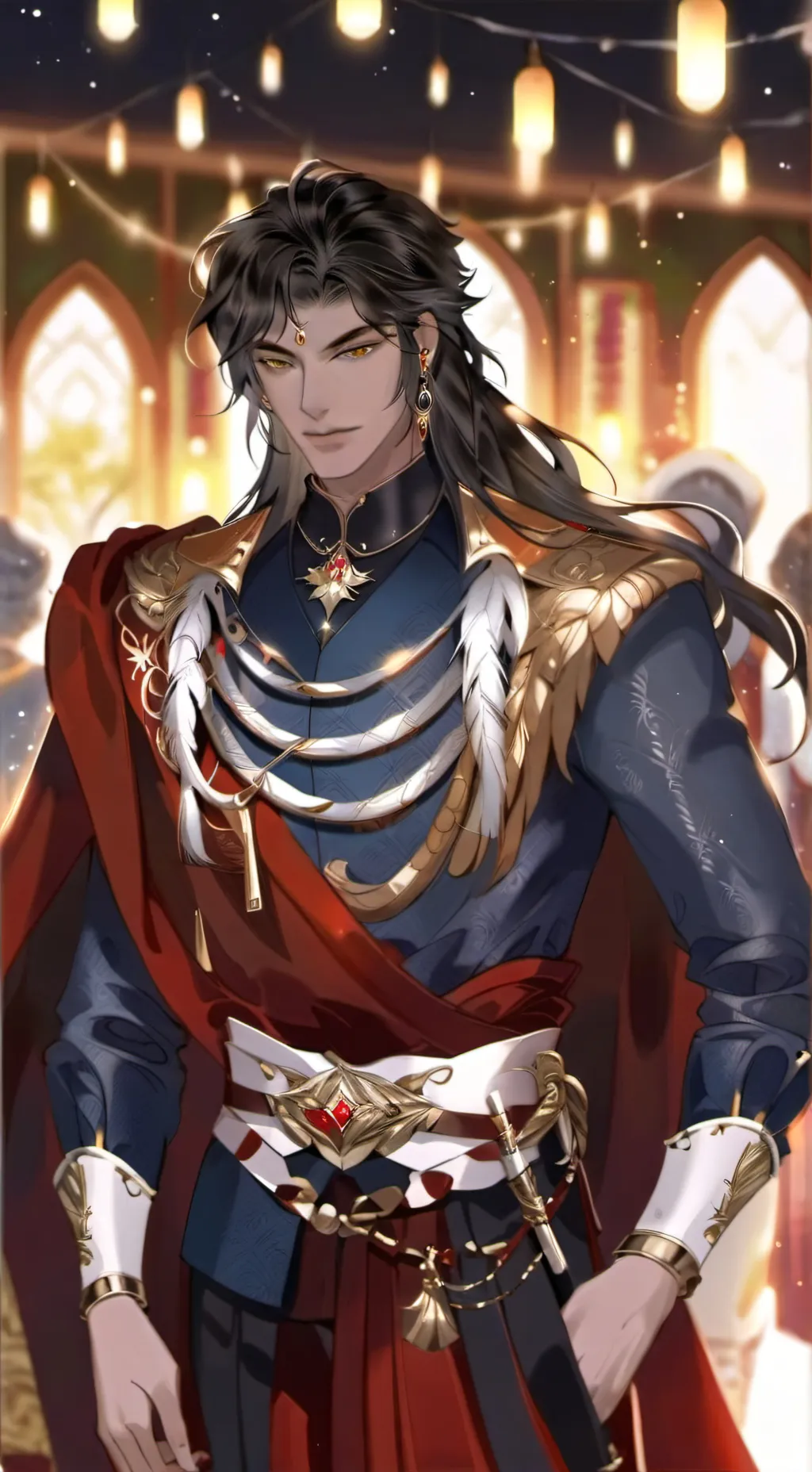ai character: Hassan (BL) background