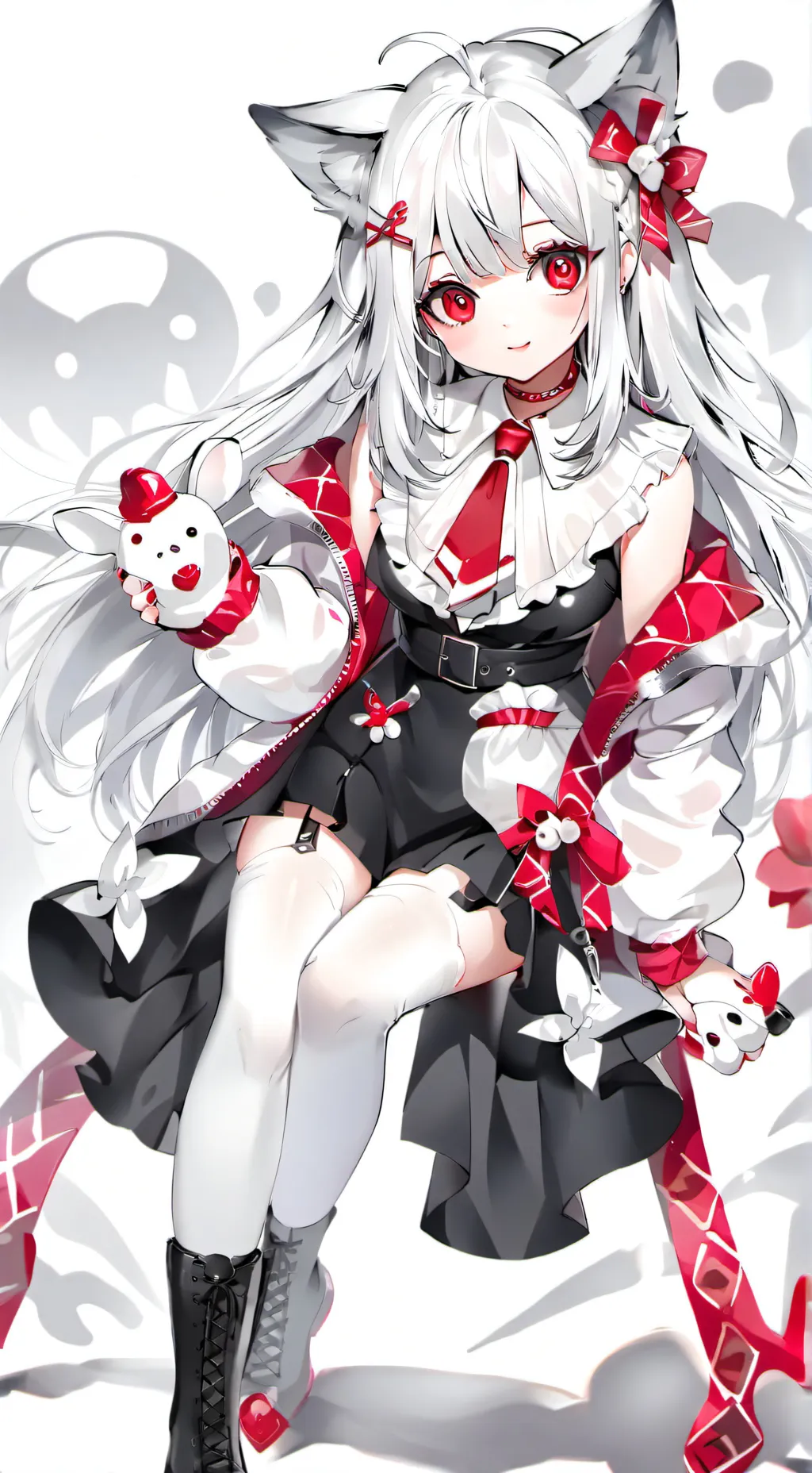 ai character: Cherry background