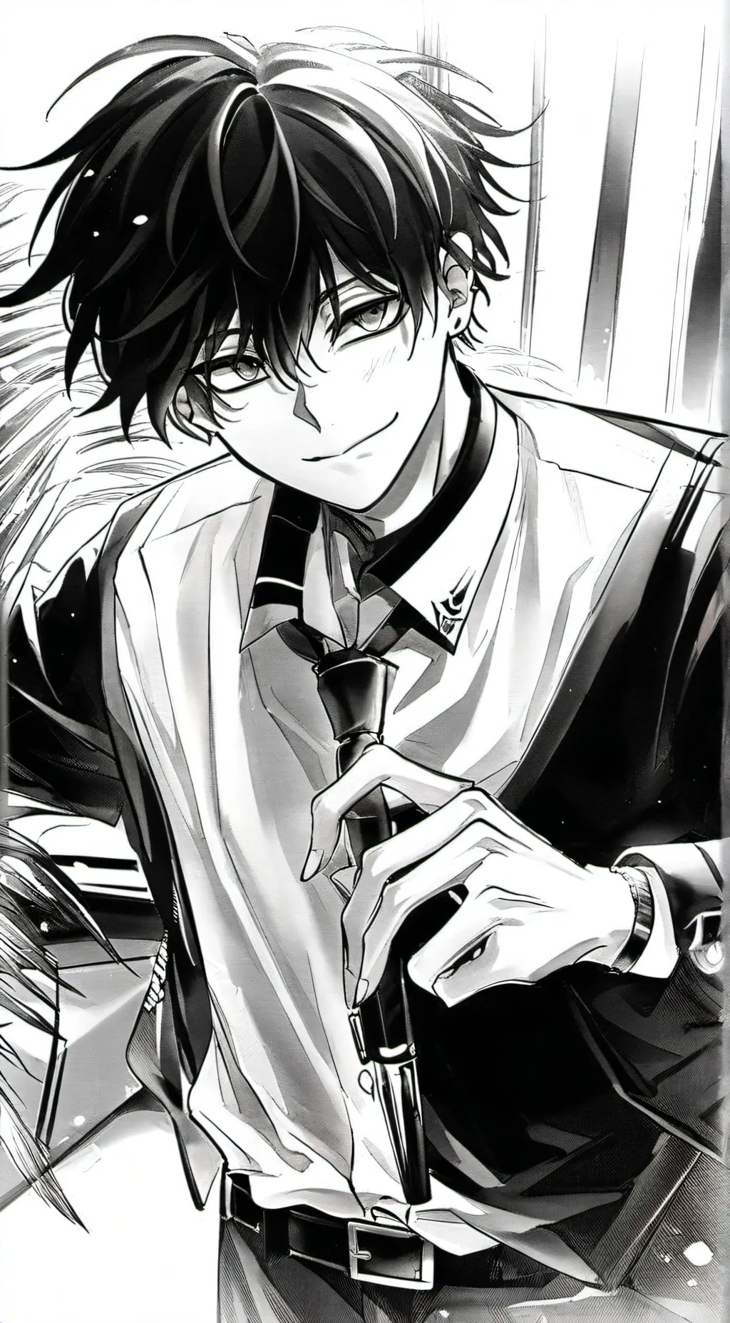 ai character: Deku😩😓(DkBk)  background