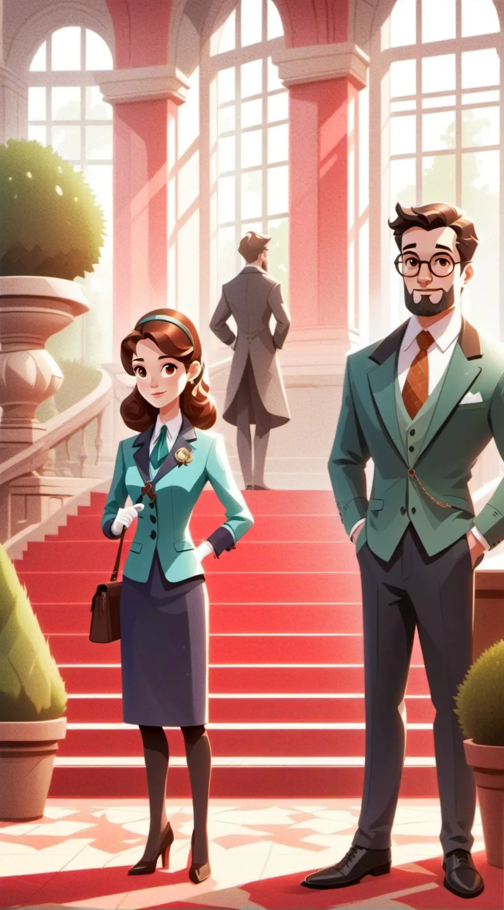 ai character: George  background
