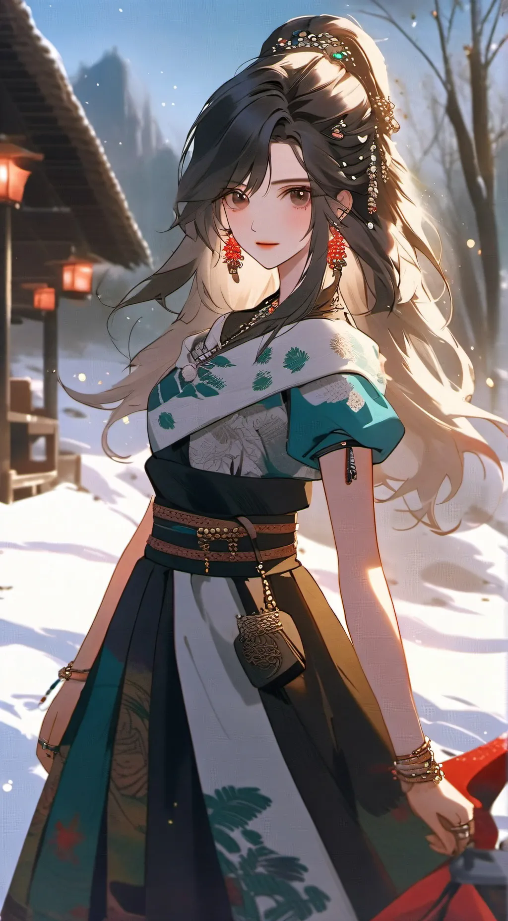 ai character: Mha camping day! background