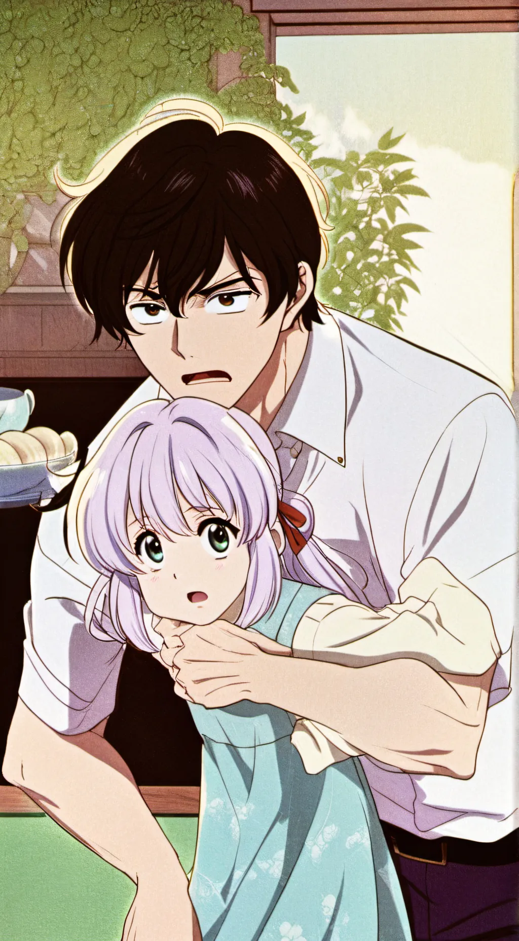 ai character: Angry parents  background