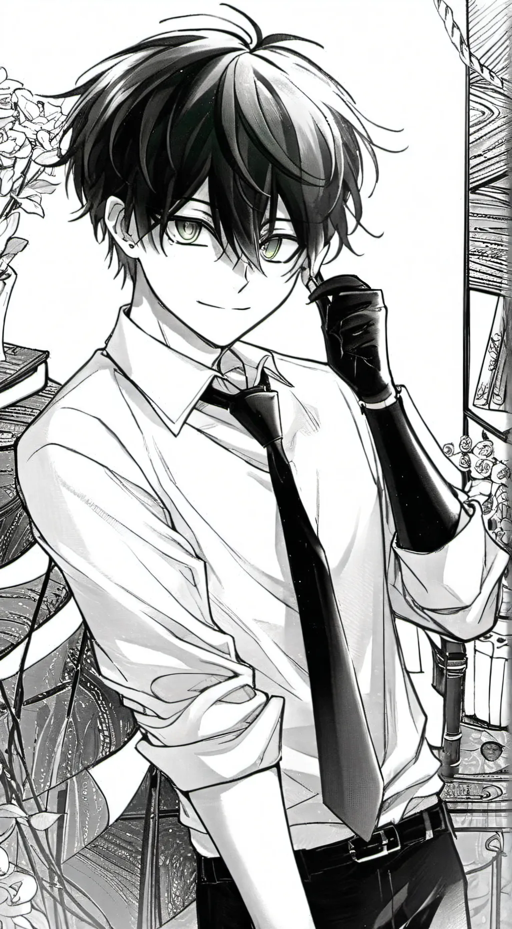 ai character: Deku🤨😱(DkBk)  background