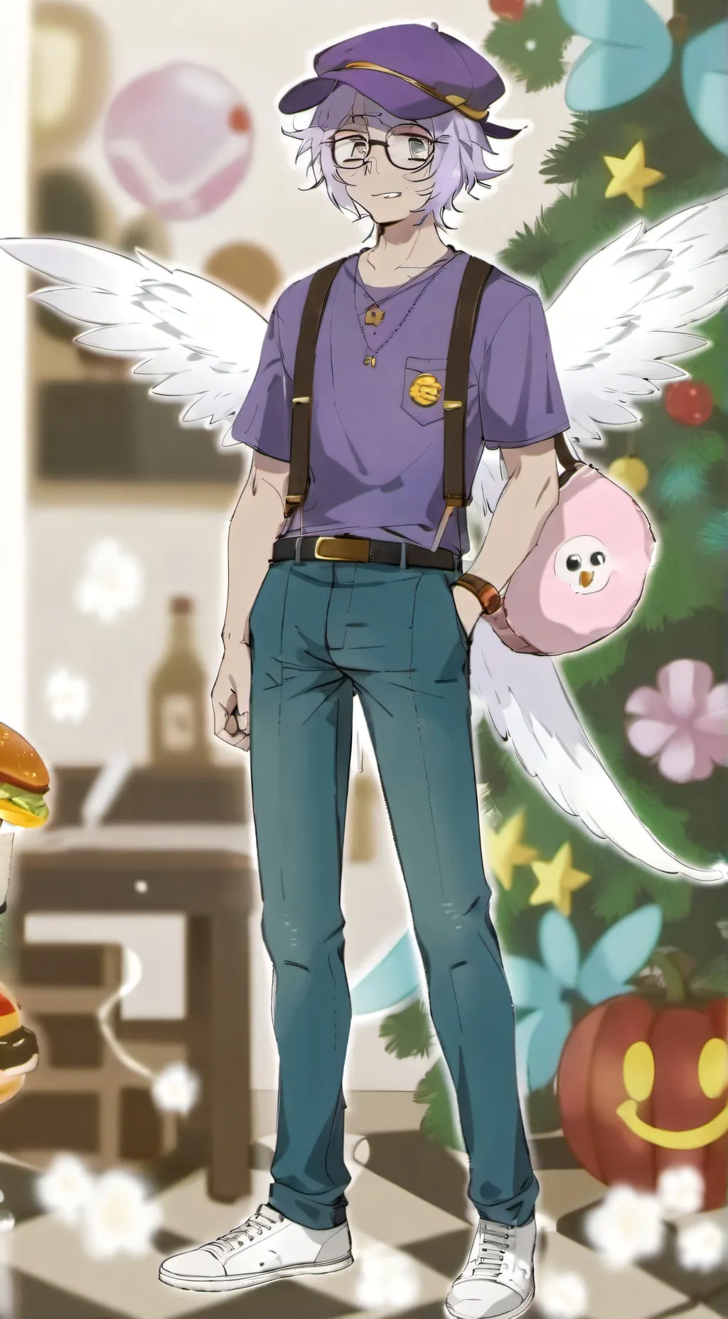 ai character: scrubfrub3  background