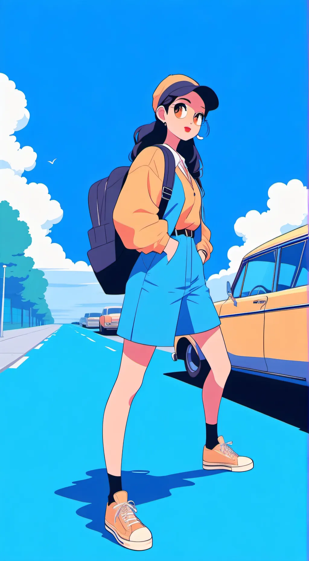ai character: Highschool (Again) background