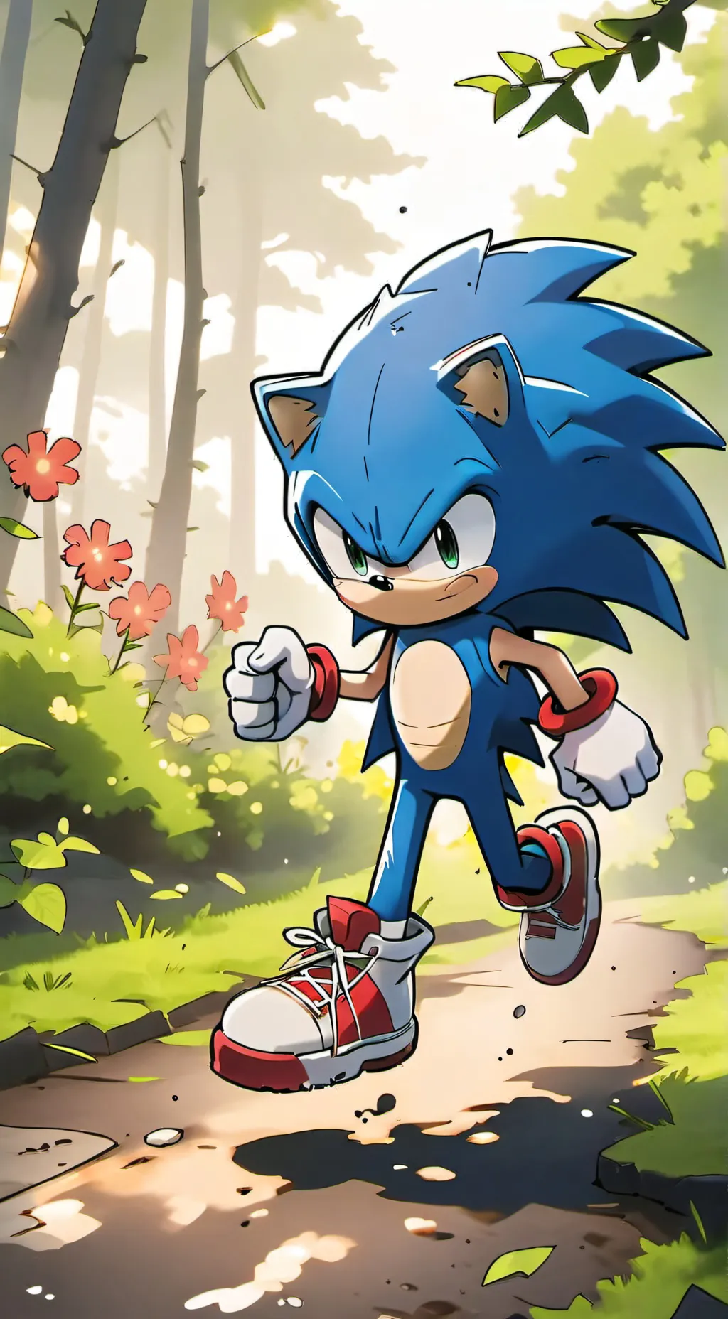 ai character: SPEED background