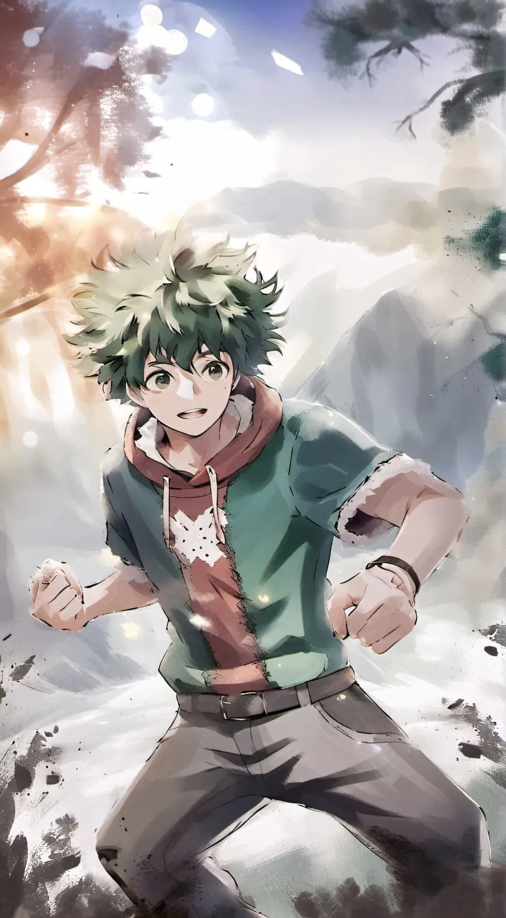 ai character: Deku: LLTOD background