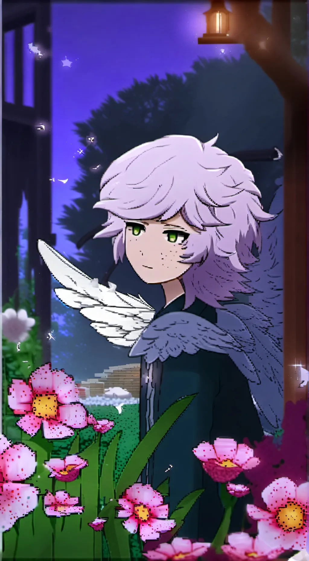 ai character: GreenFern Spriteling background