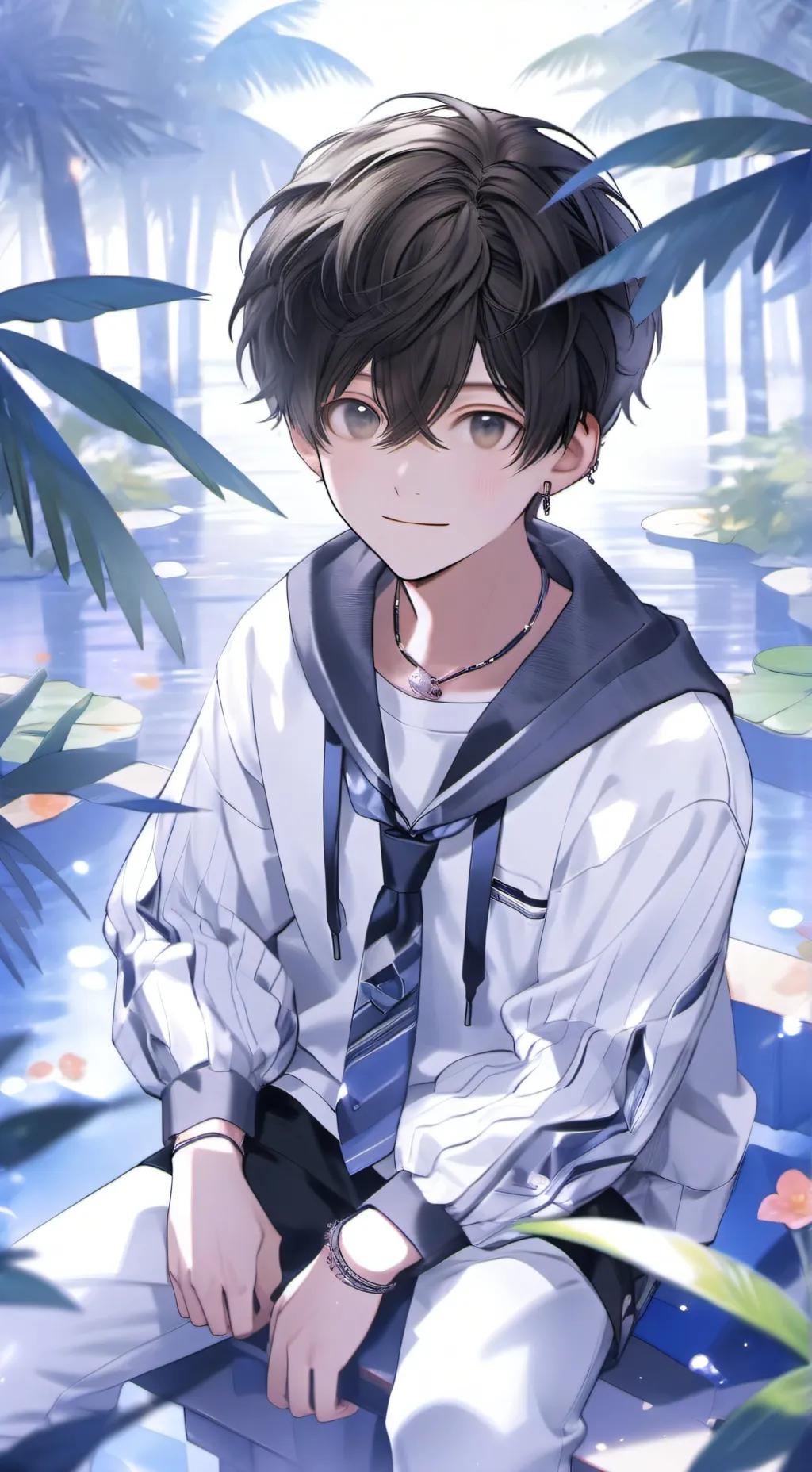 ai character: AJ (My Bf💚❤) background