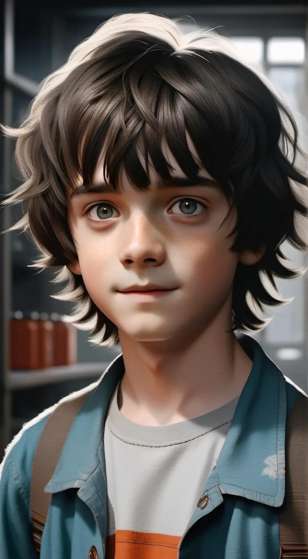 ai character: Stranger Things 3# background
