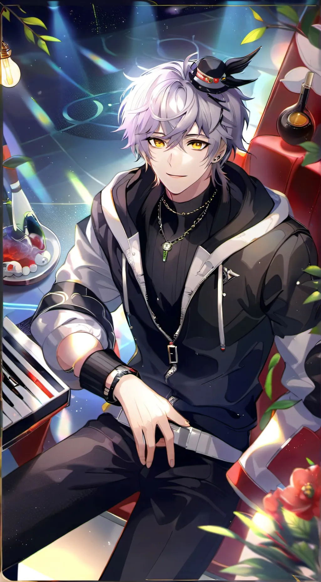 ai character: Acario 🛡️🔪 background