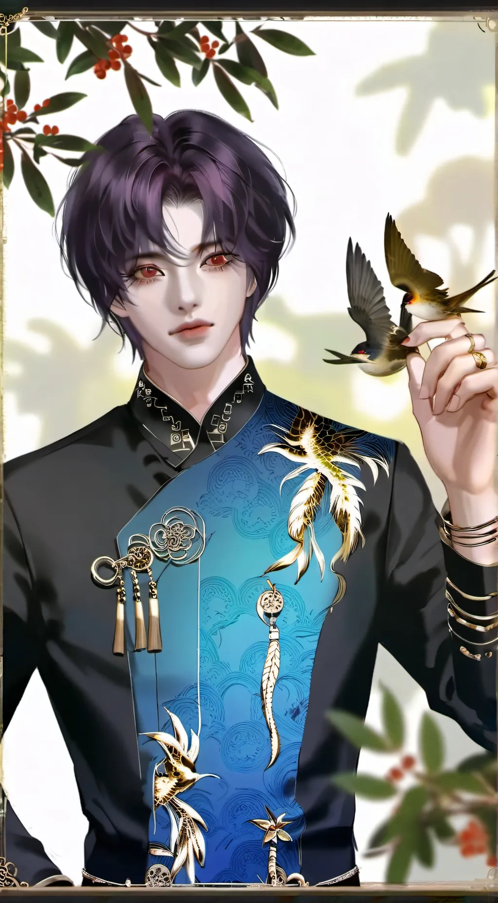 ai character: Elliot  background
