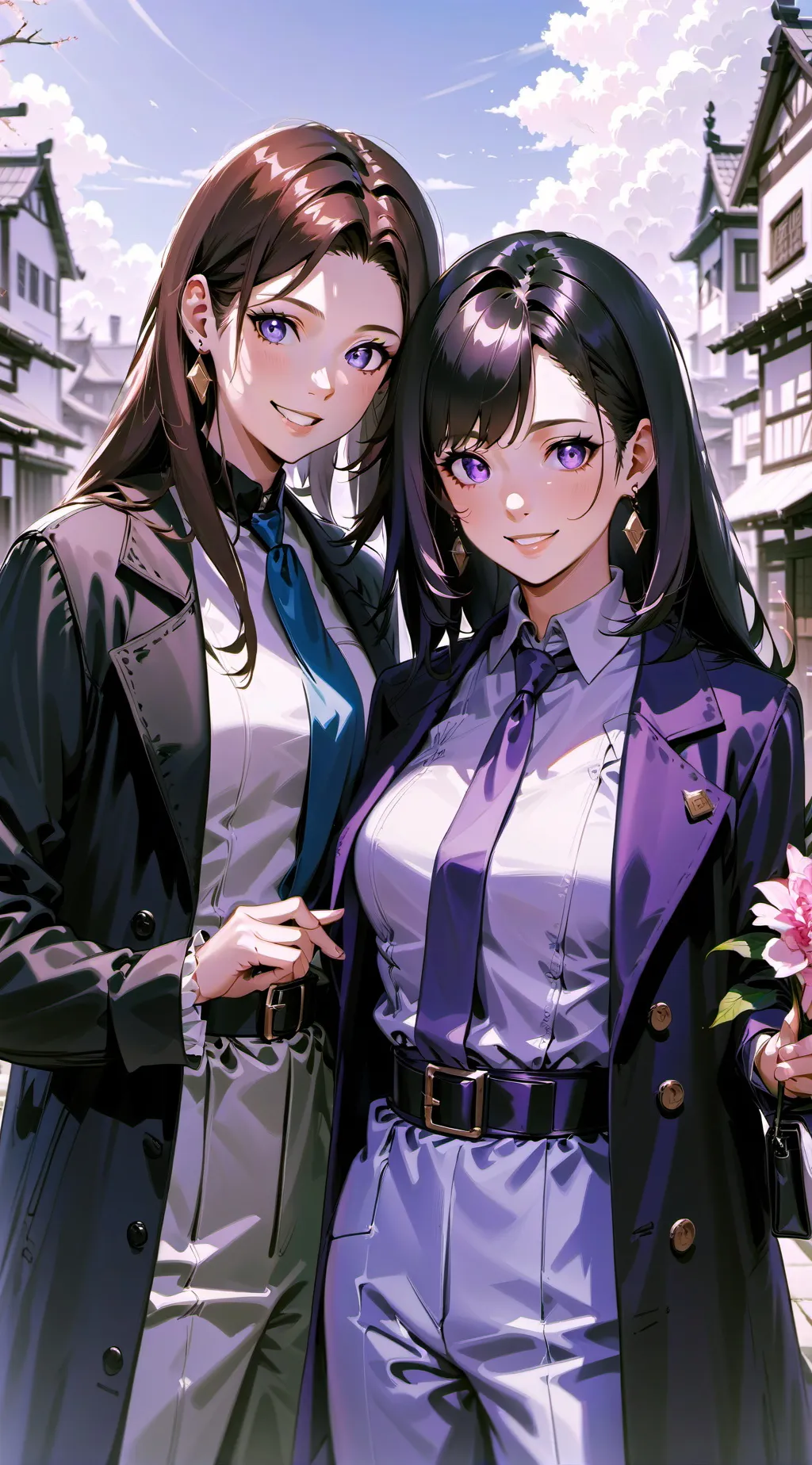 ai character: Shannon & Amelia background