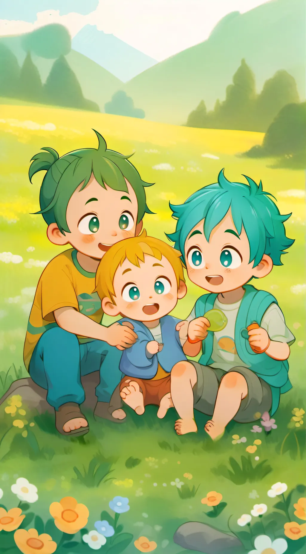 ai character: matias,lalo ymateo background