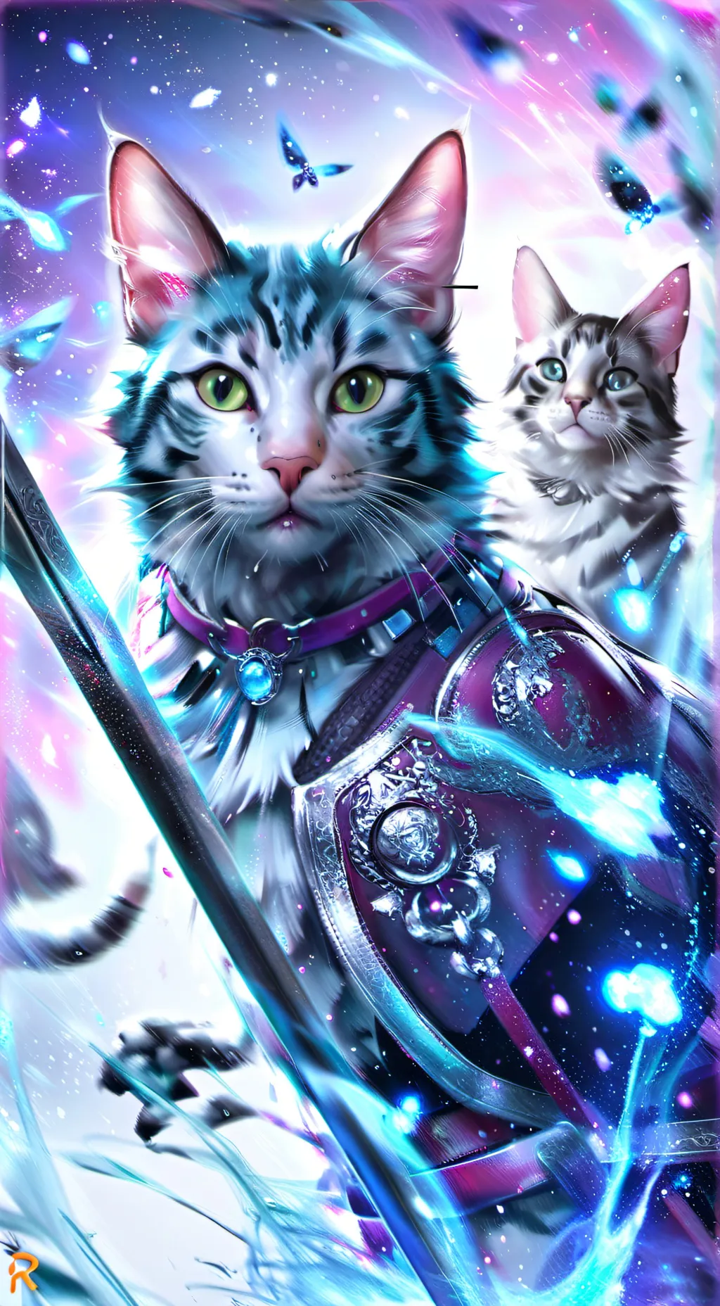 ai character: Warrior cats. background