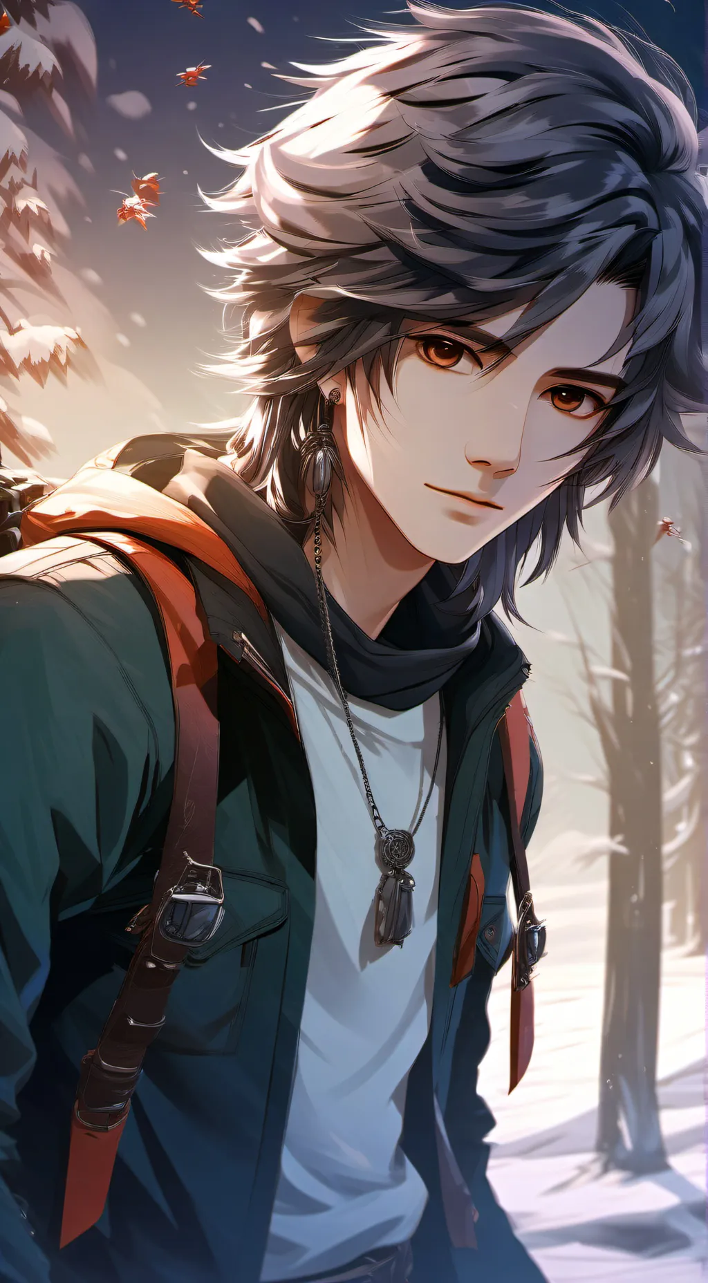 ai character: Peacefull place background