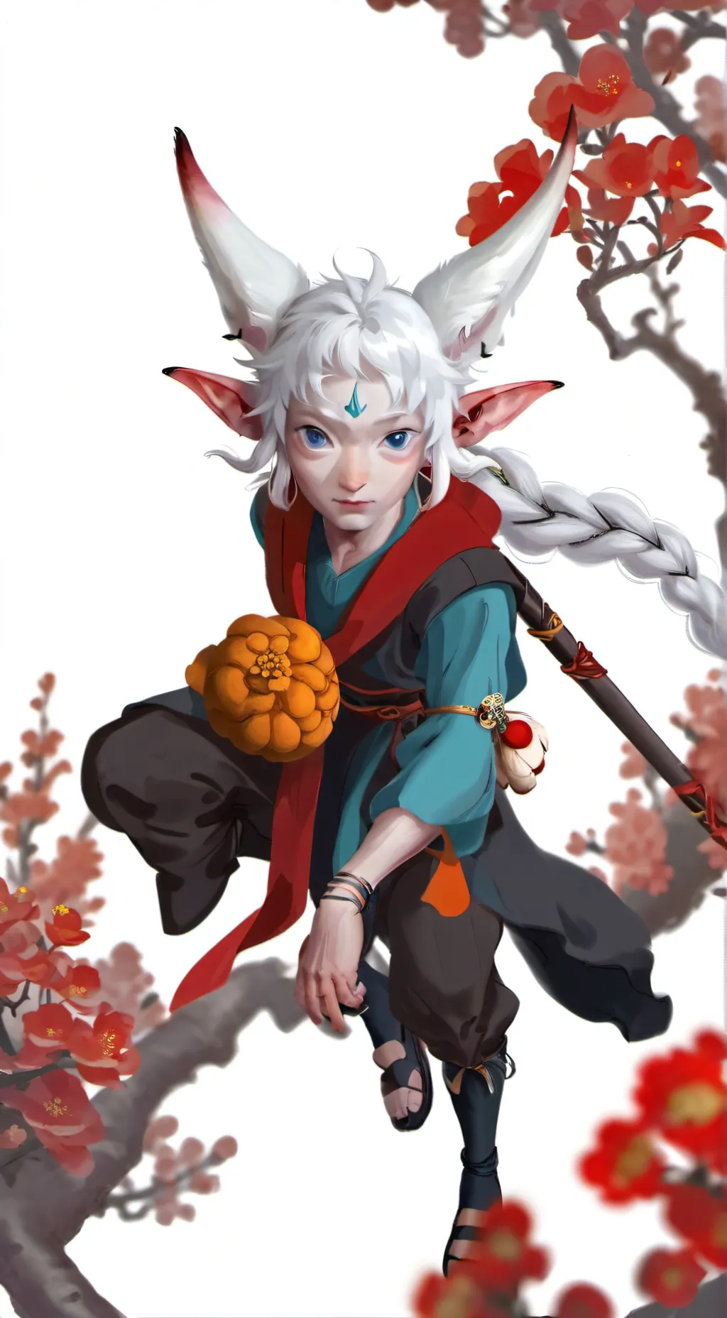 ai character: Kitusun background