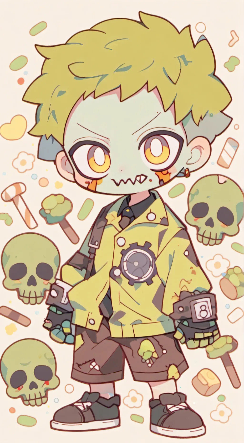 ai character: stud × xDemon background
