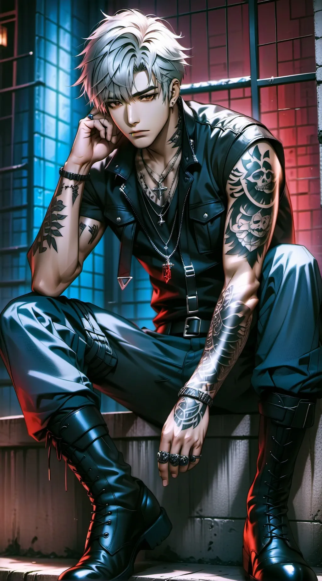 ai character: Silas Blackthorn background