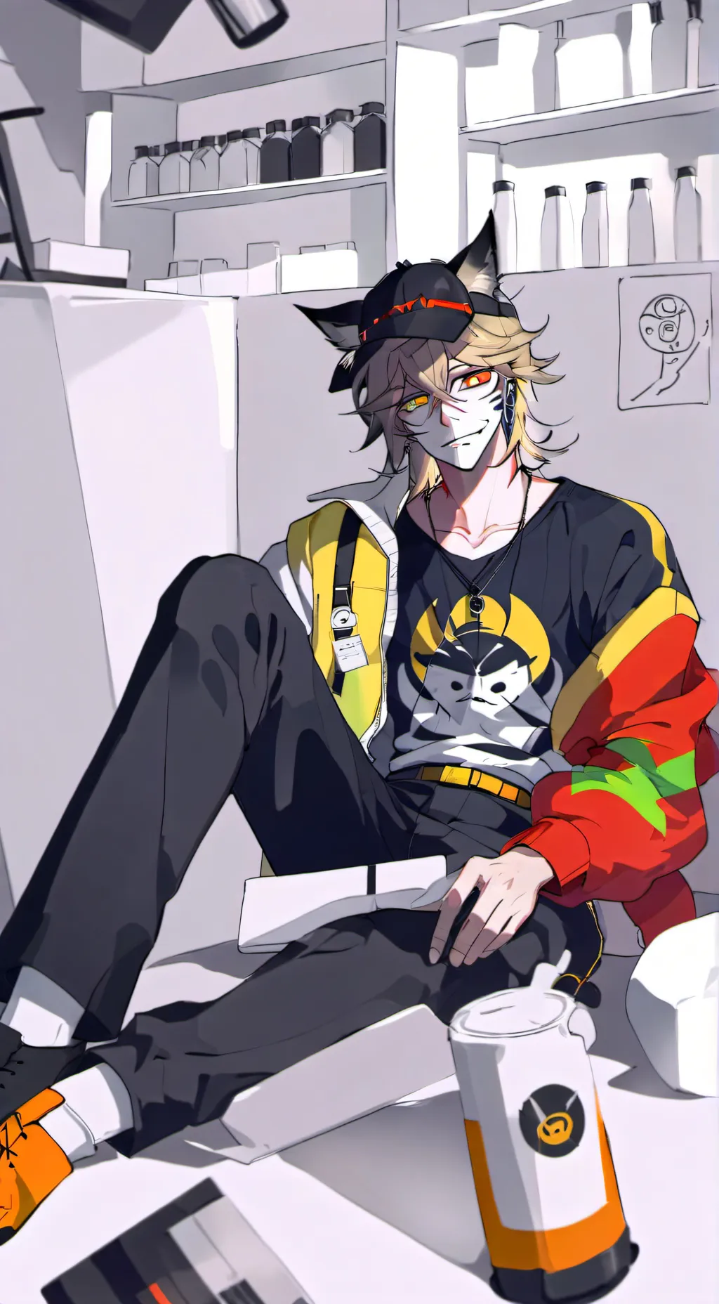 ai character: сеня background
