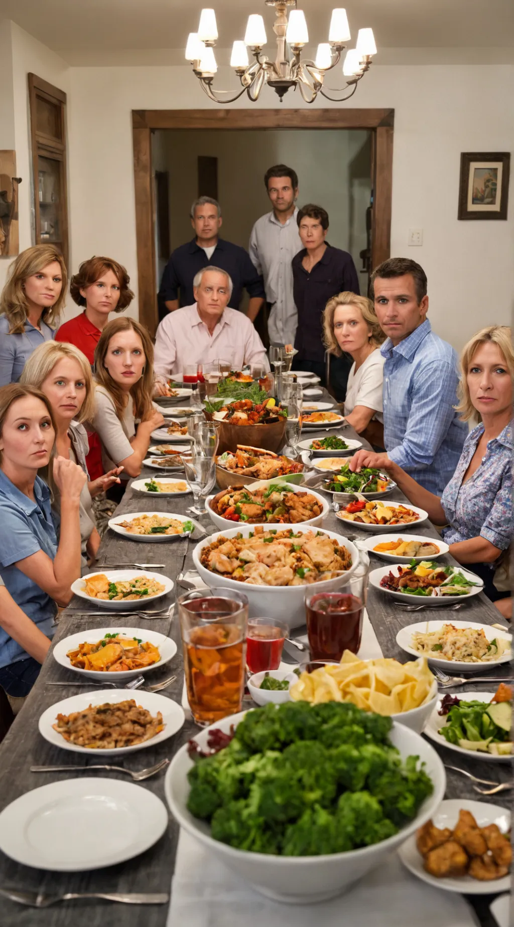 ai character: Family Reunion background
