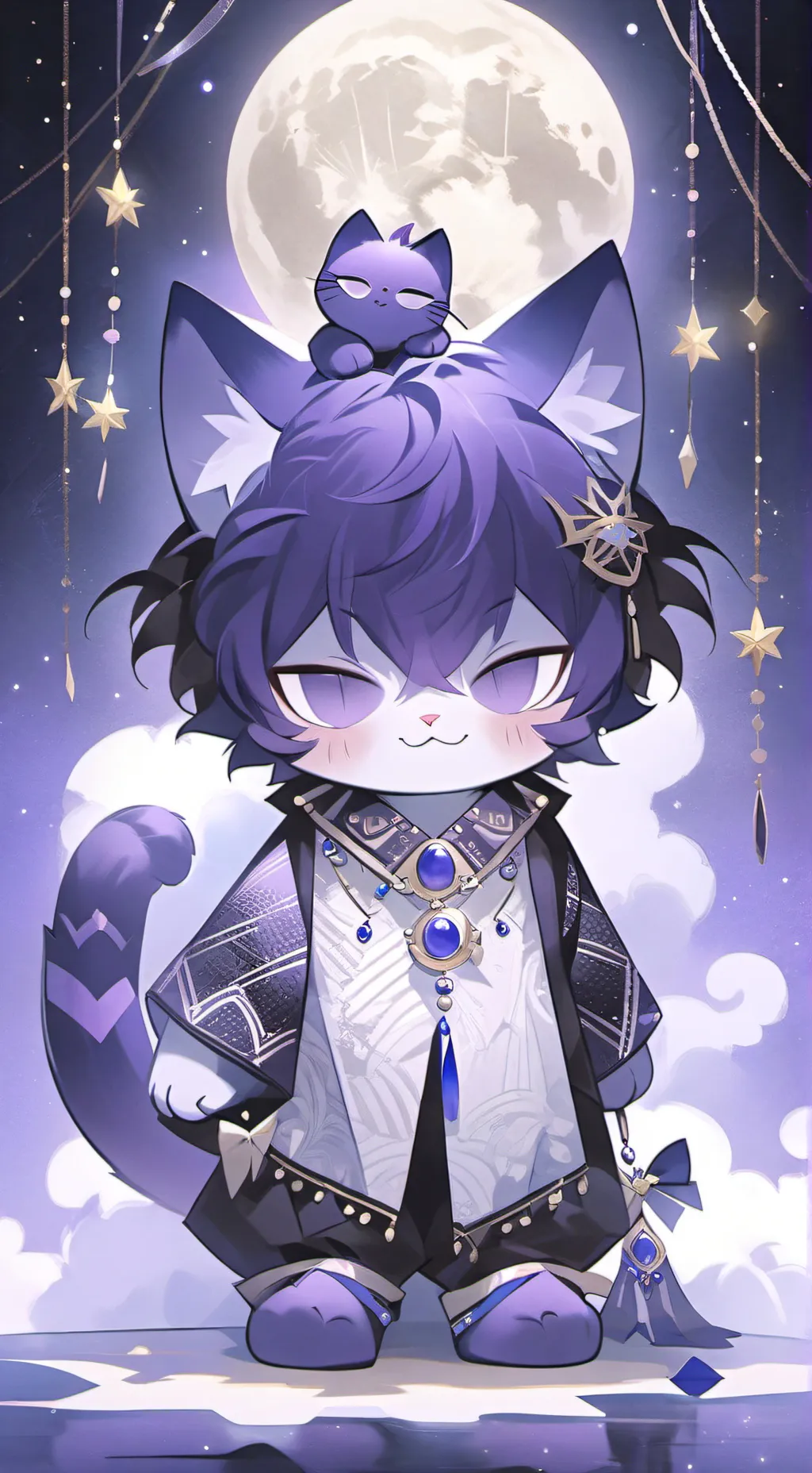 ai character: Catnap background