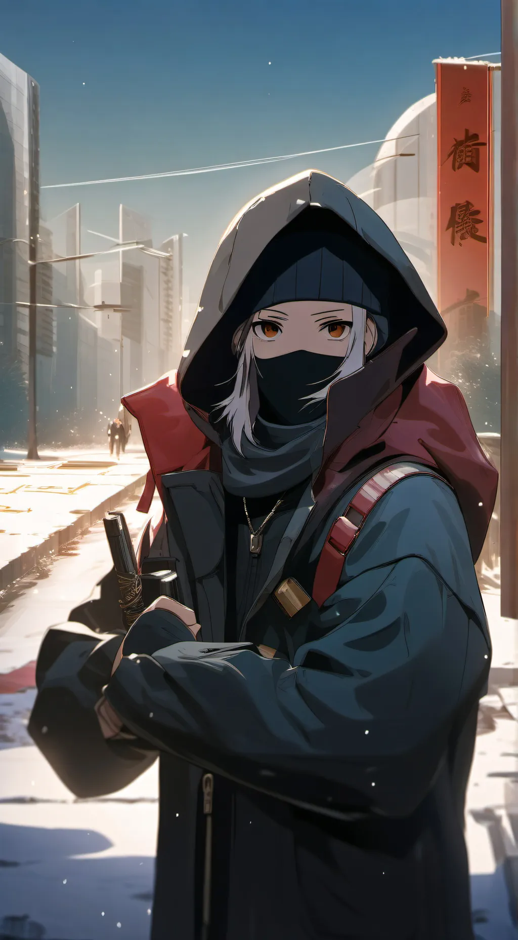 ai character: Ninja espiritual. background