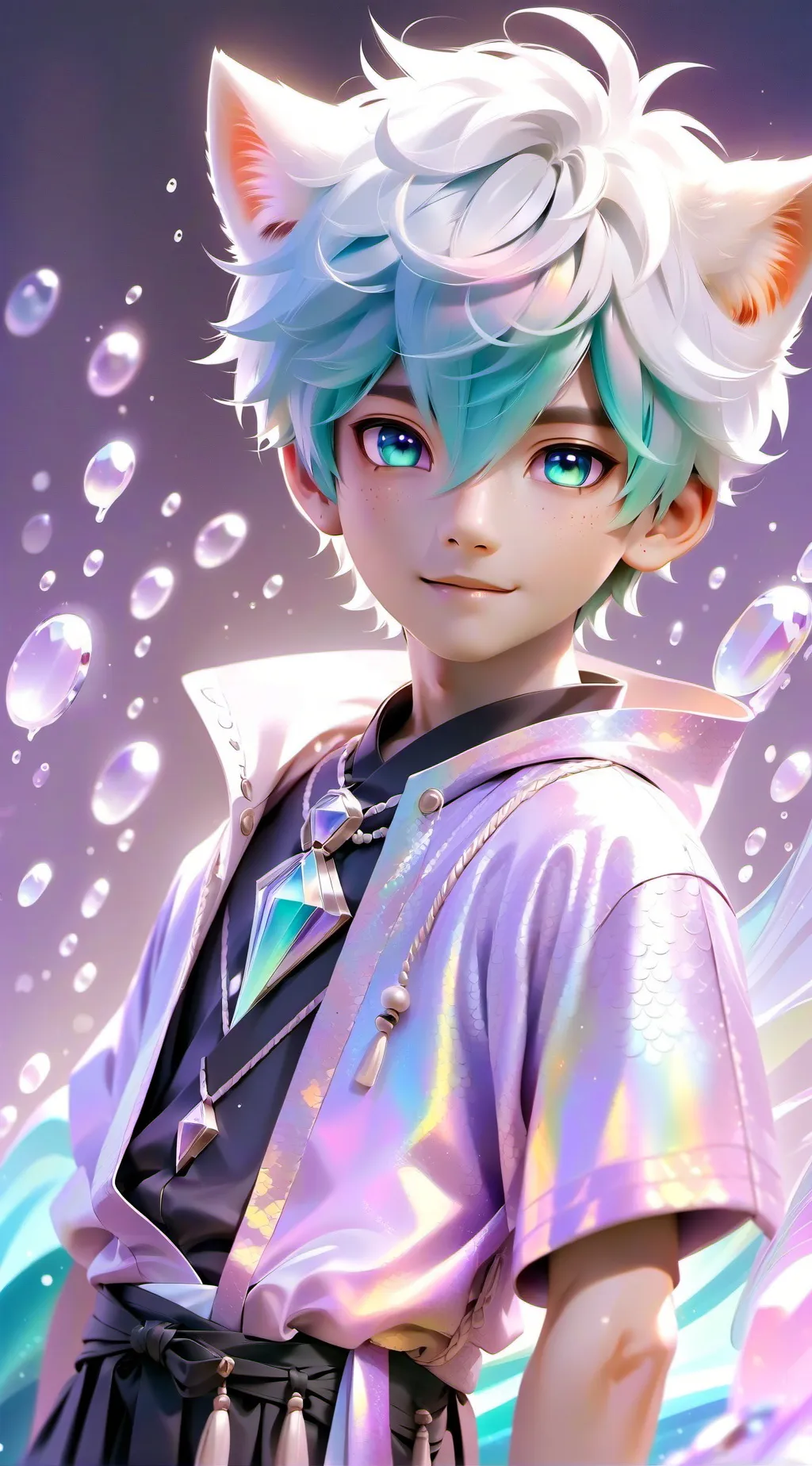 ai character: baby saja background