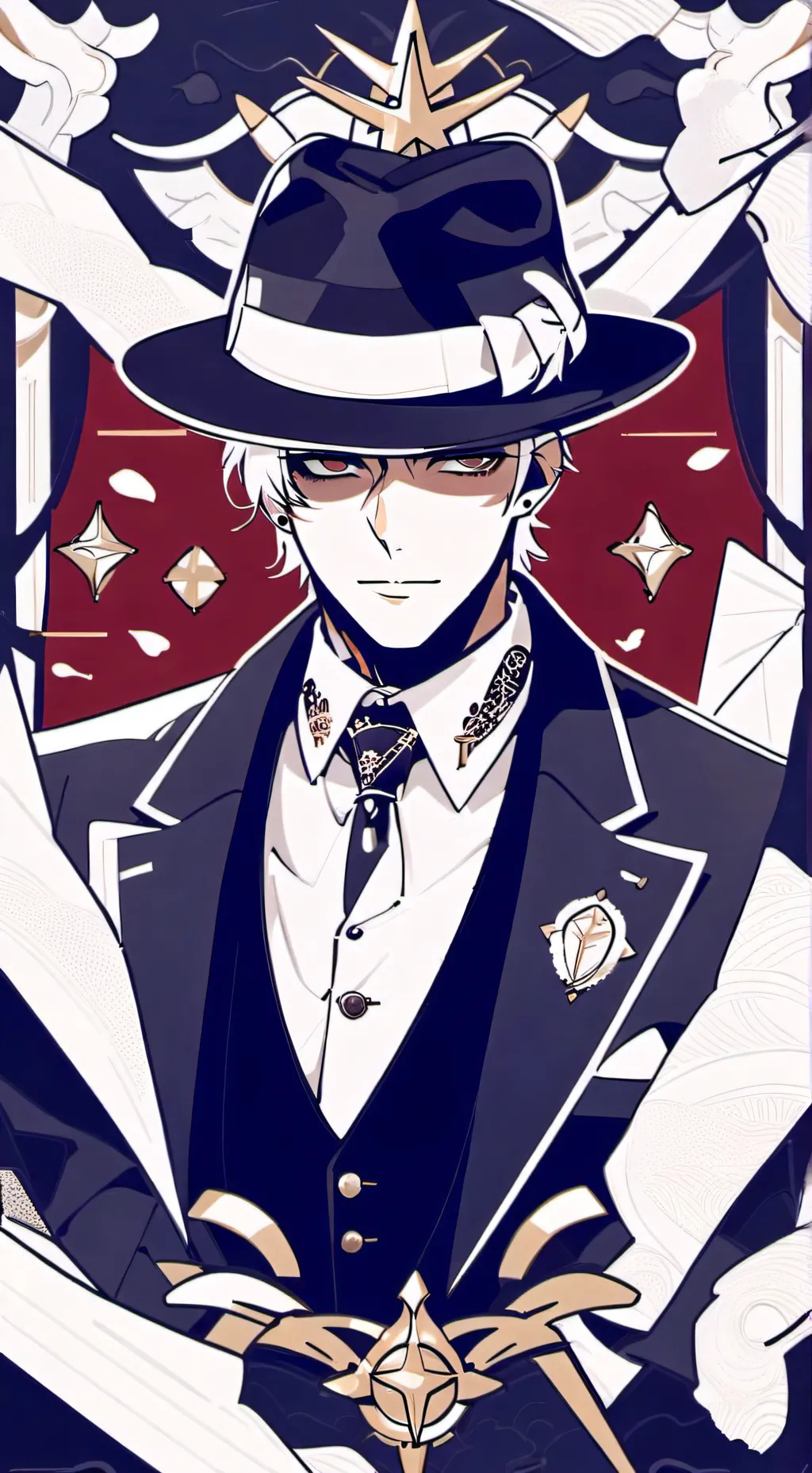 ai character: Alexander  background