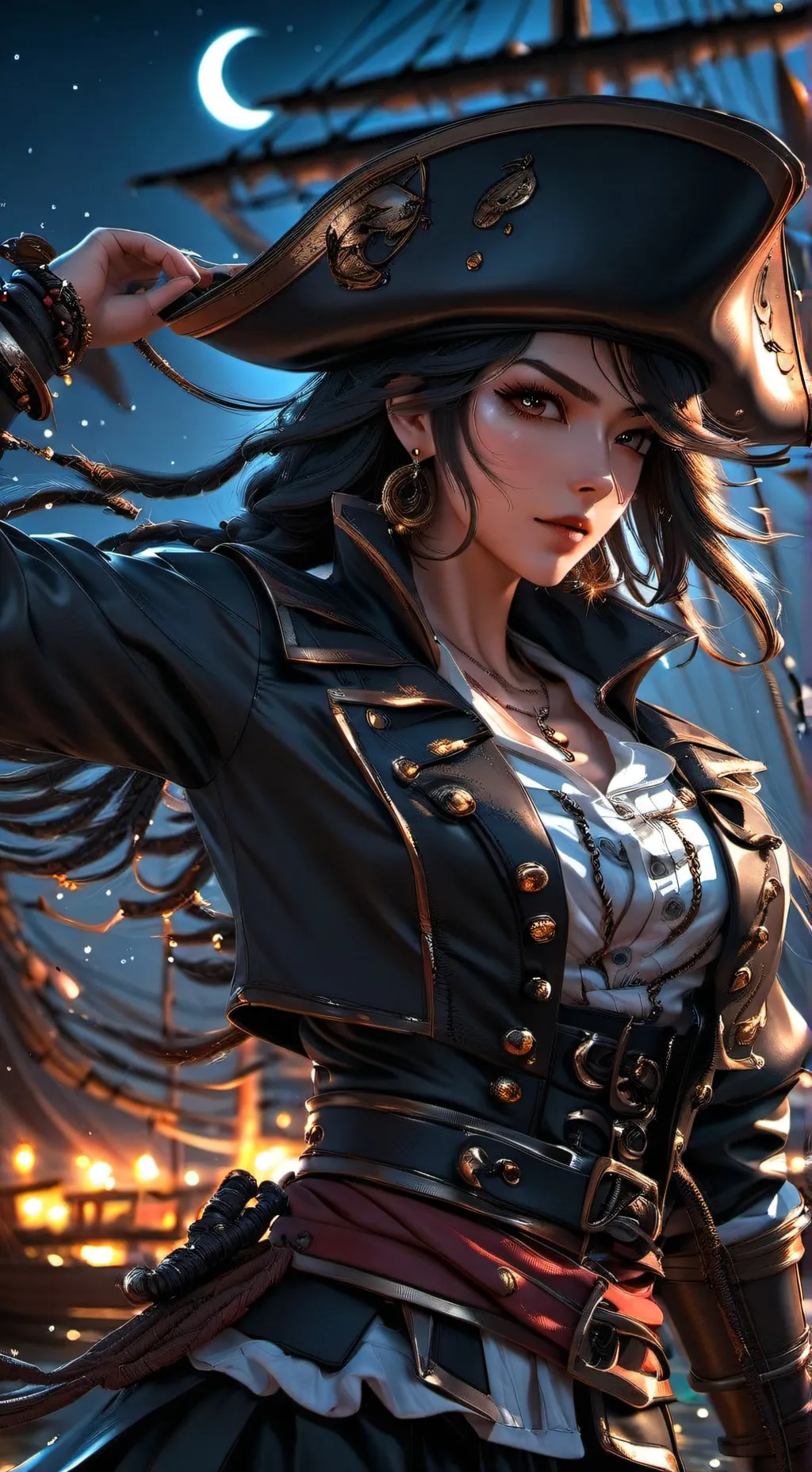 ai character: Krystal  background