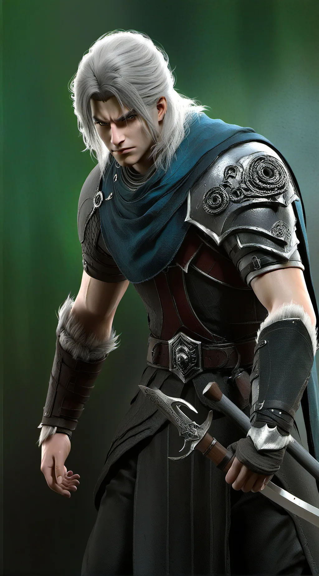 ai character: Warrior  background