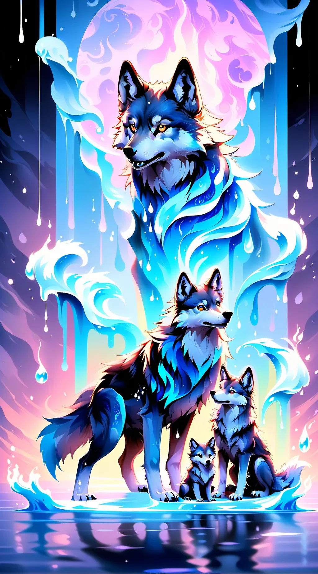 ai character: Wolf family background