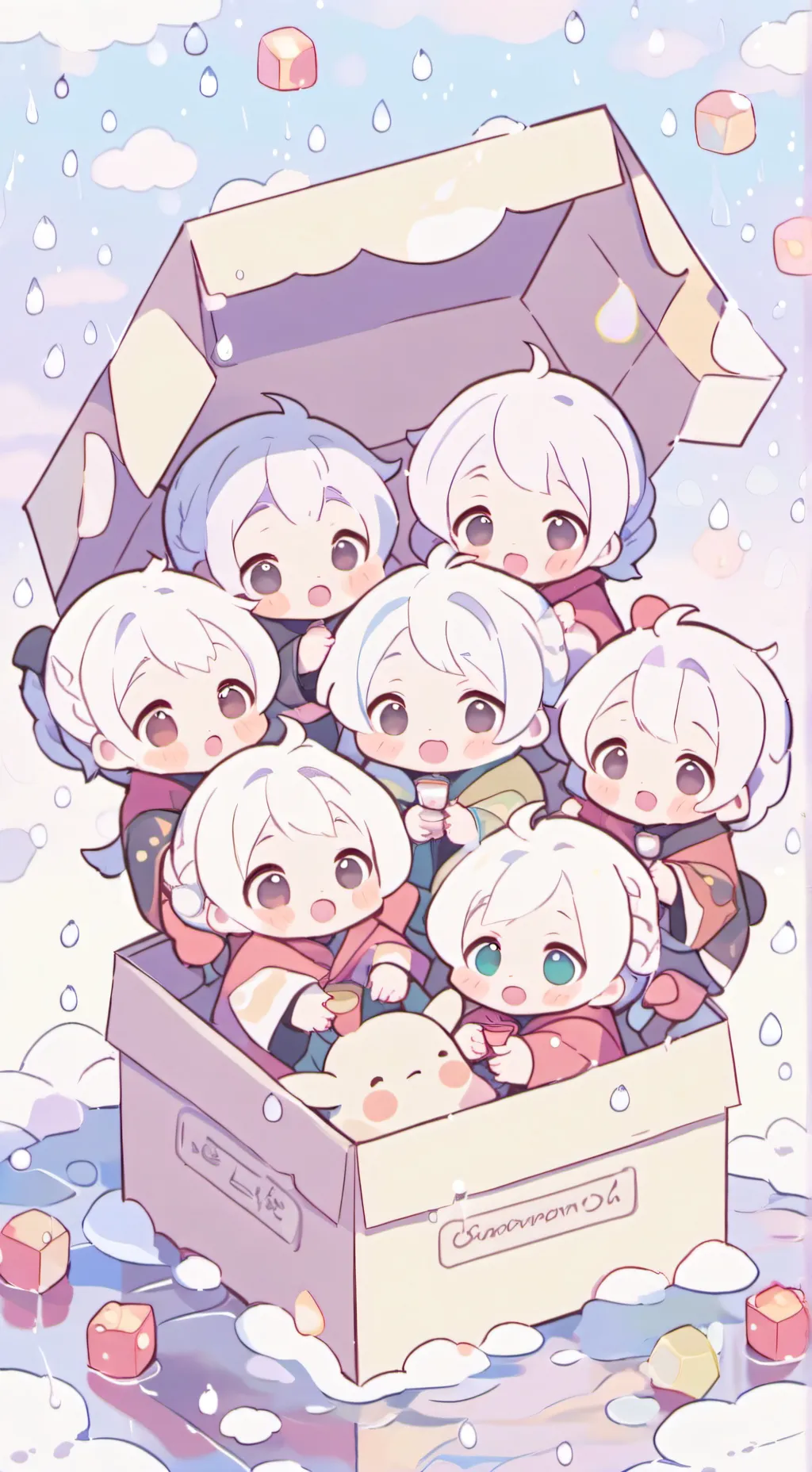 ai character: Poor babys  background