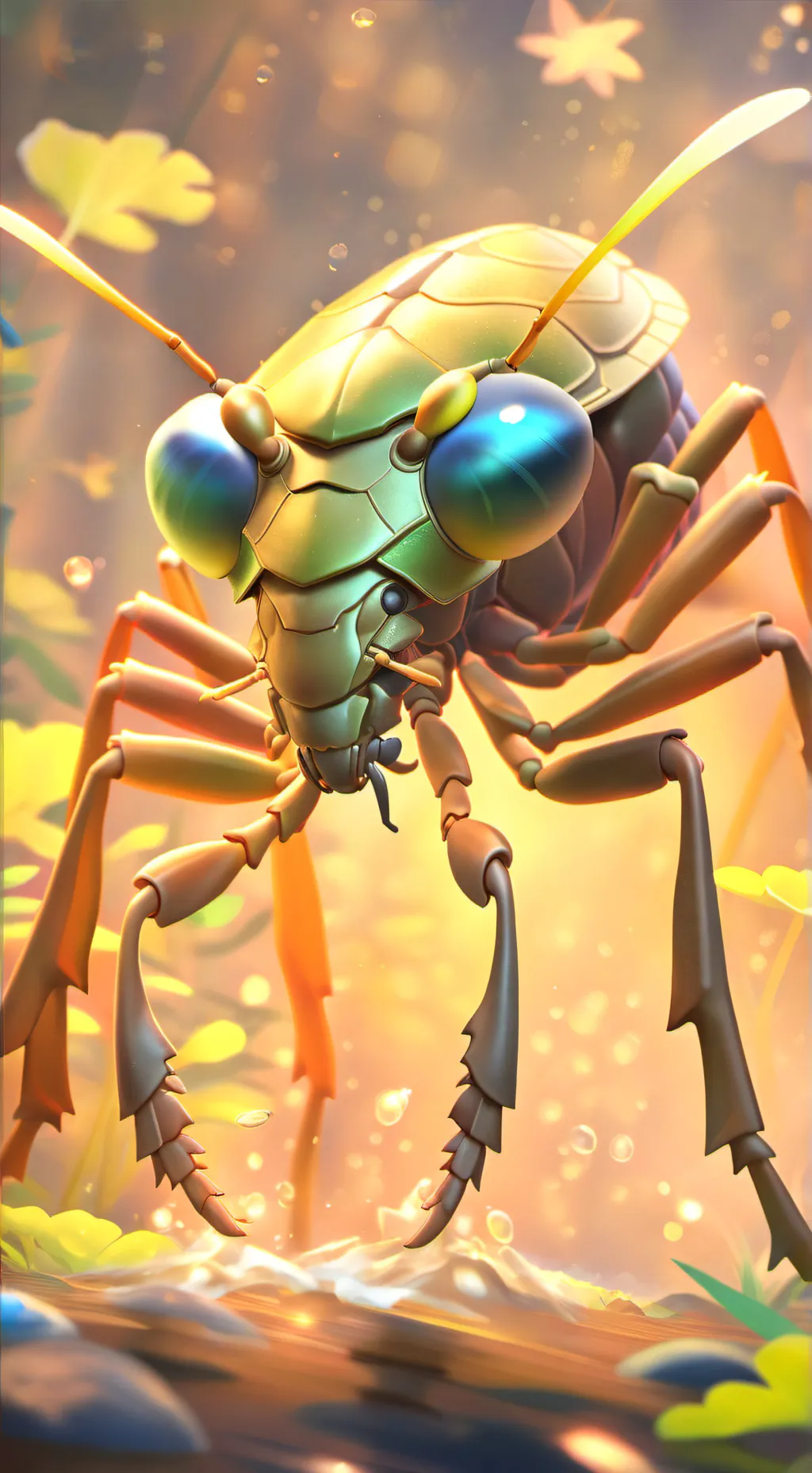 ai character: toe biter  background
