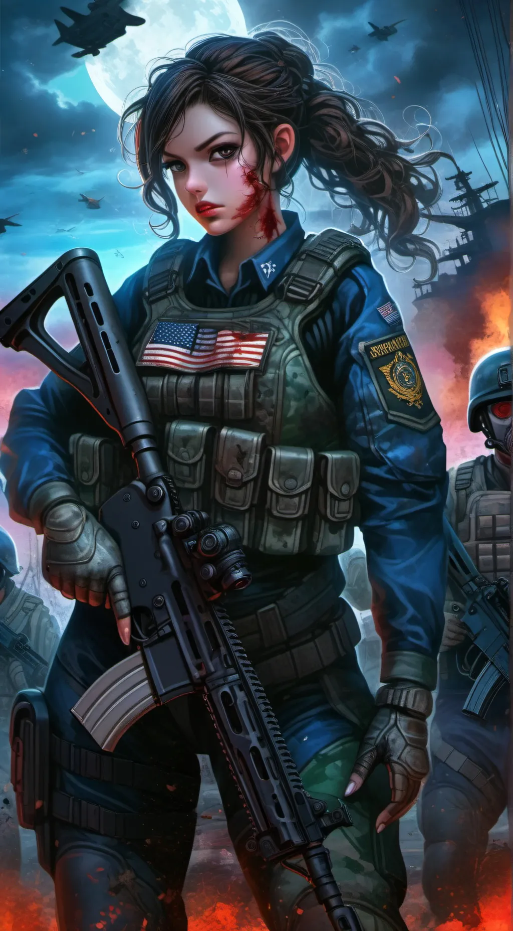 ai character: Zack Gemini background
