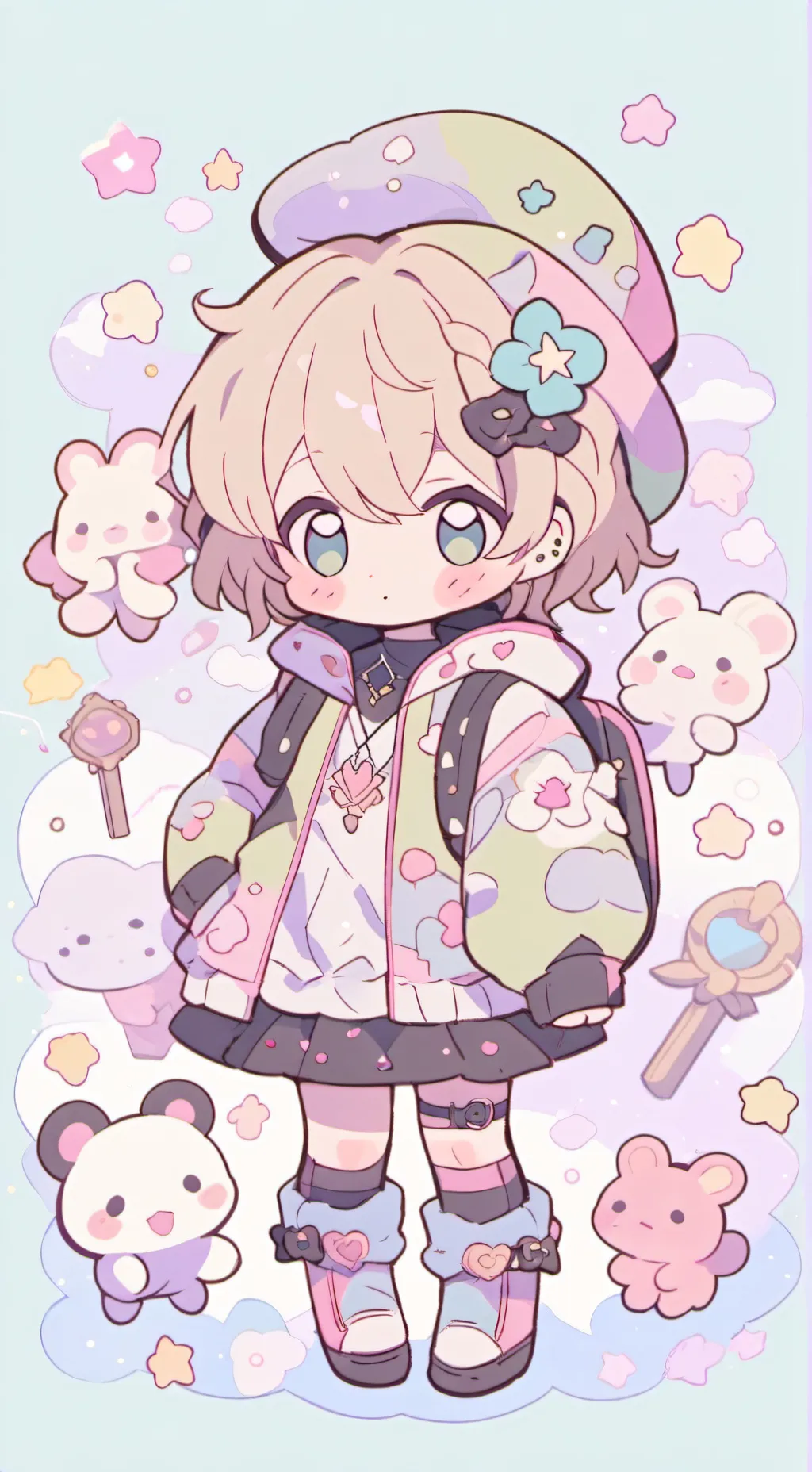 ai character: ￼Mia background